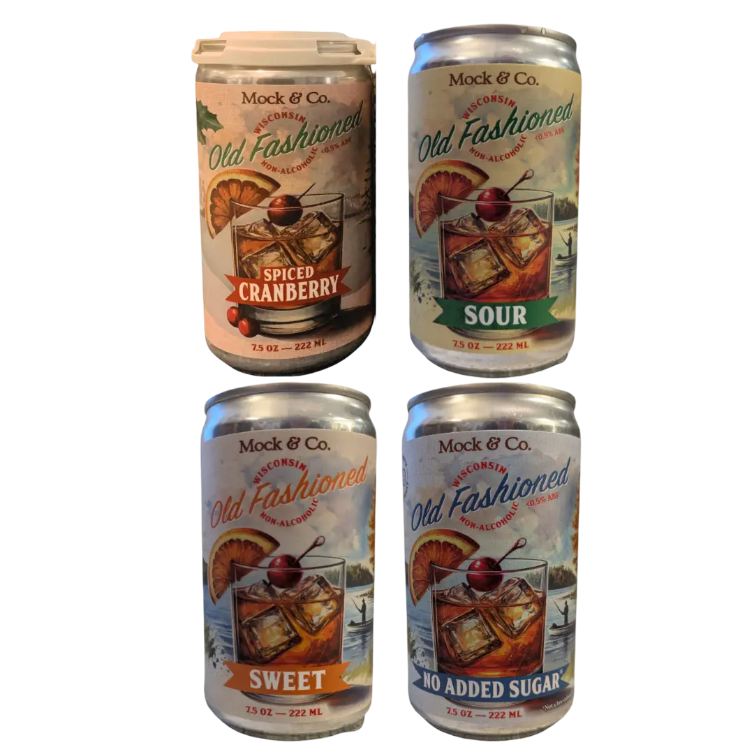 Wisconsin Old Fashioned Sampler Pack (Non-Alcoholic) - Price Includes Shipping