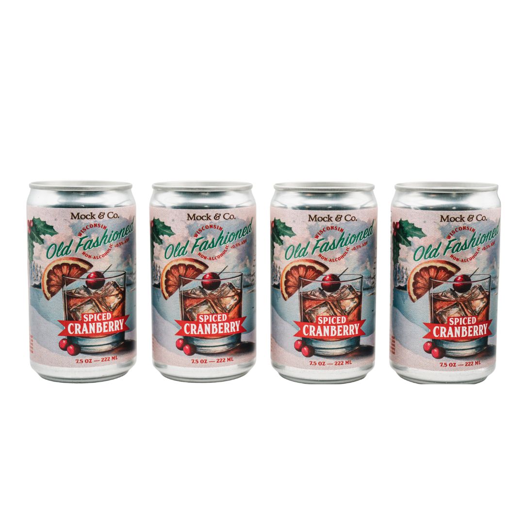 Spiced Cranberry Wisconsin Old Fashioned (Non-Alcoholic) - Price Includes Shipping
