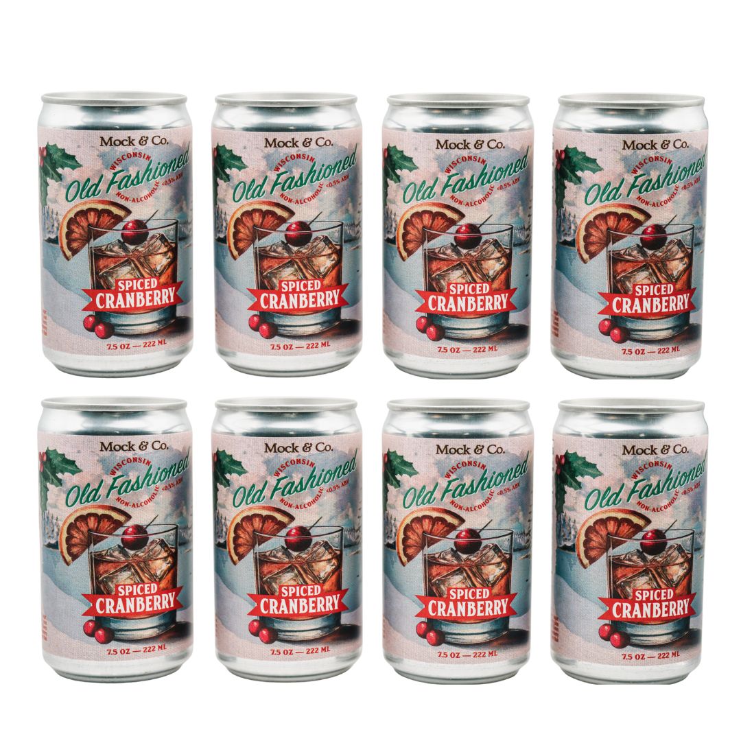 Spiced Cranberry Wisconsin Old Fashioned (Non-Alcoholic) - Price Includes Shipping