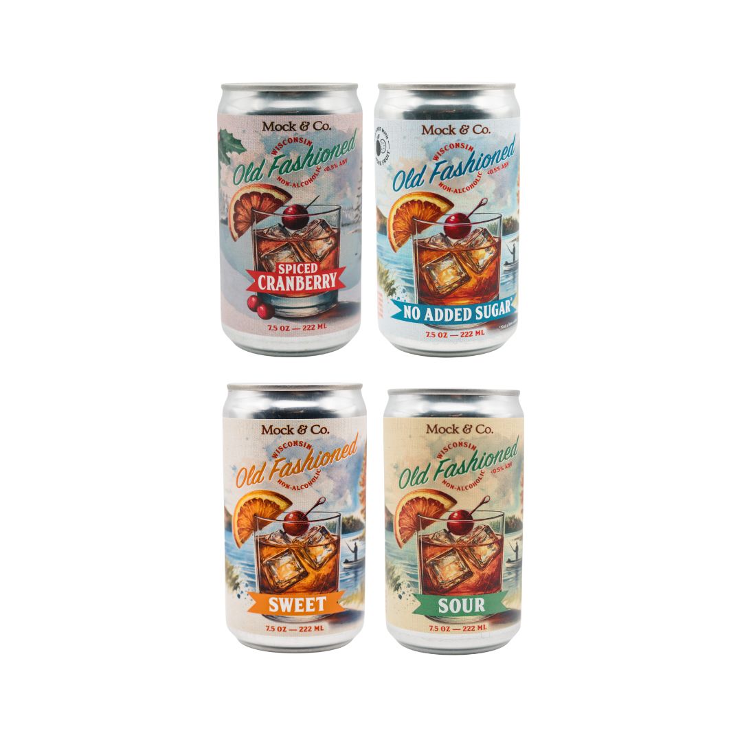 Wisconsin Old Fashioned Sampler Pack (Non-Alcoholic) - Price Includes Shipping
