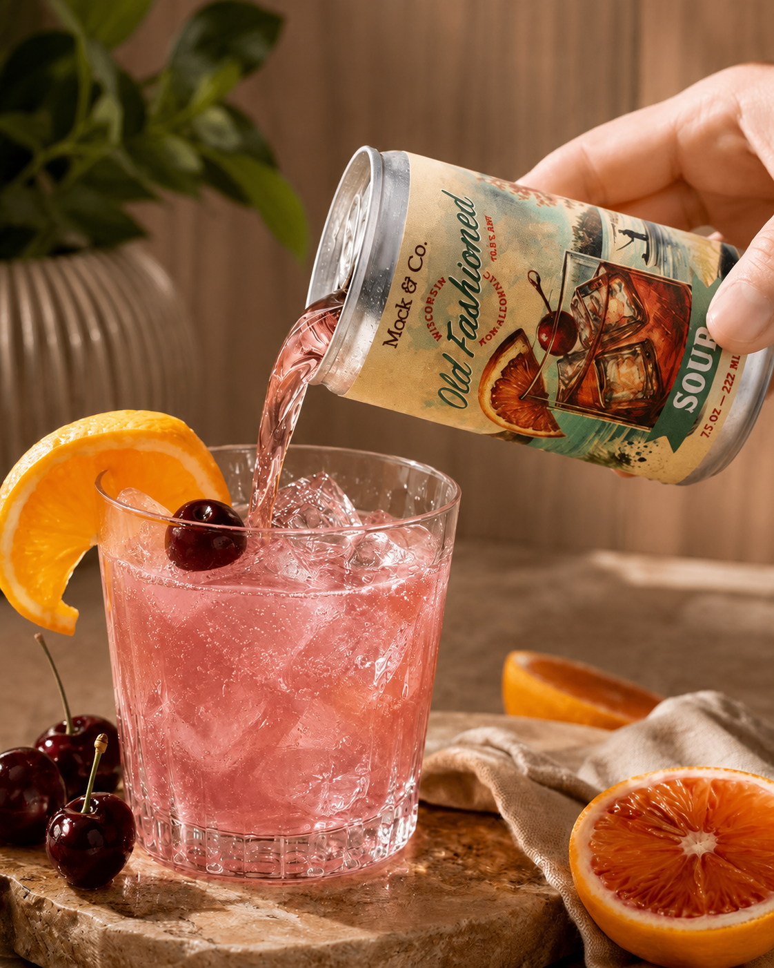 Wisconsin Old Fashioned Sour (Non-Alcoholic) - 4 Pack