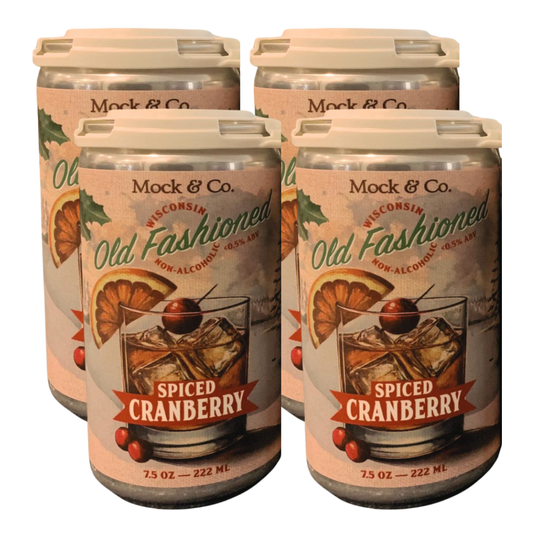 Spiced Cranberry Wisconsin Old Fashioned (Non-Alcoholic) - Price Includes Shipping