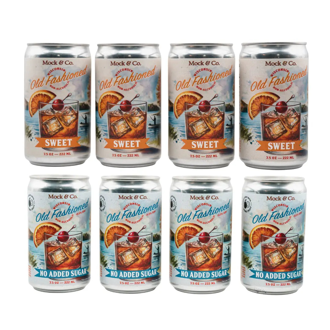 Assorted 8-pack - 4-pack of the Sweet (with sugar) &  4-pack of the No Added Sugar version - Price Includes Shipping