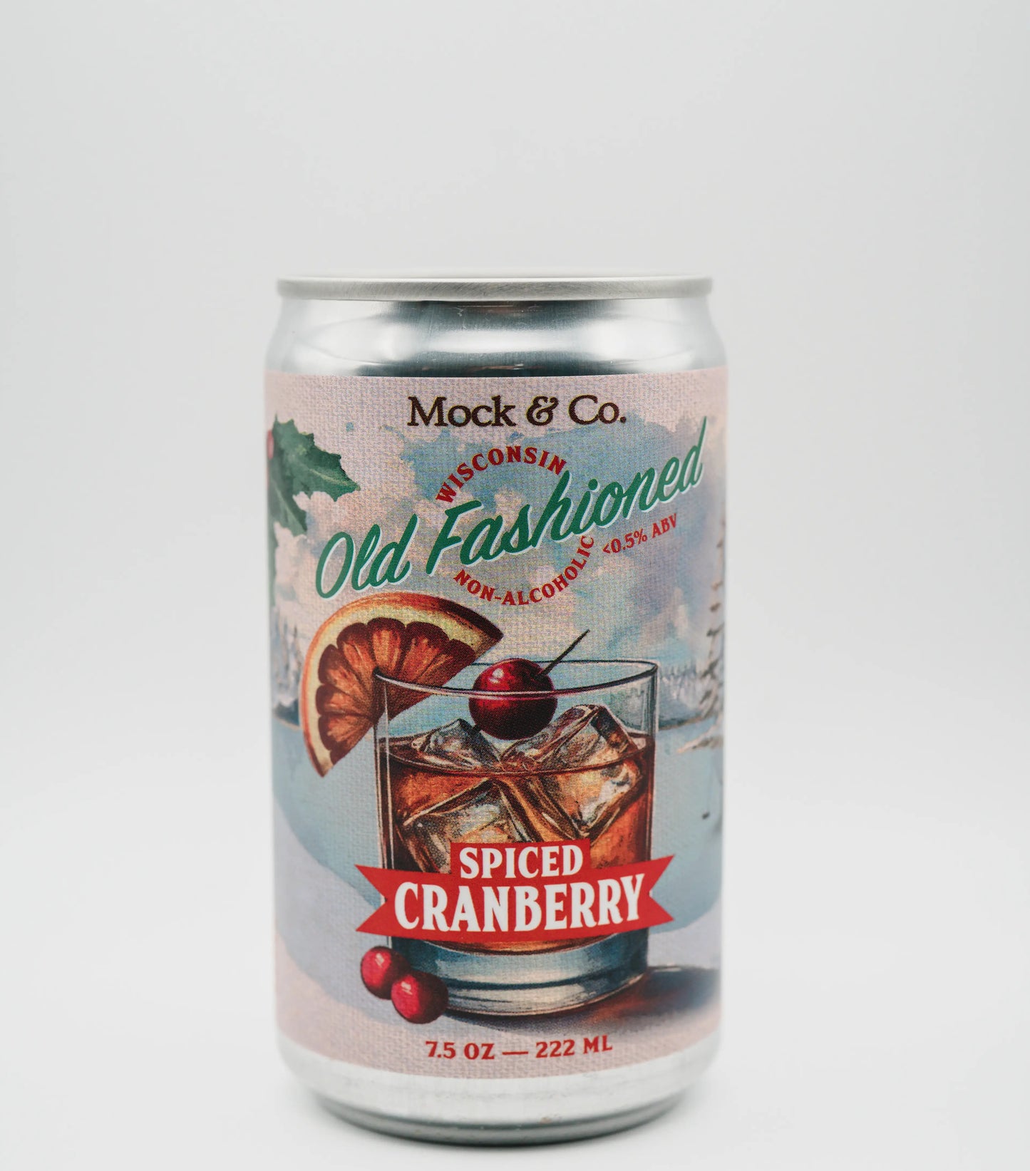 Spiced Cranberry Wisconsin Old Fashioned (Non-Alcoholic) - Price Includes Shipping