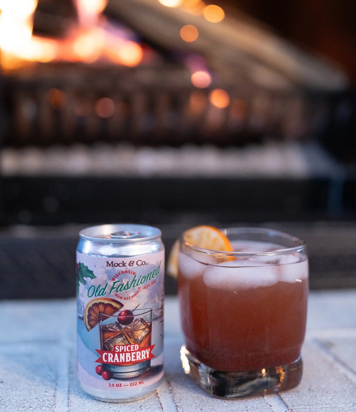 Spiced Cranberry Wisconsin Old Fashioned (Non-Alcoholic) - Price Includes Shipping