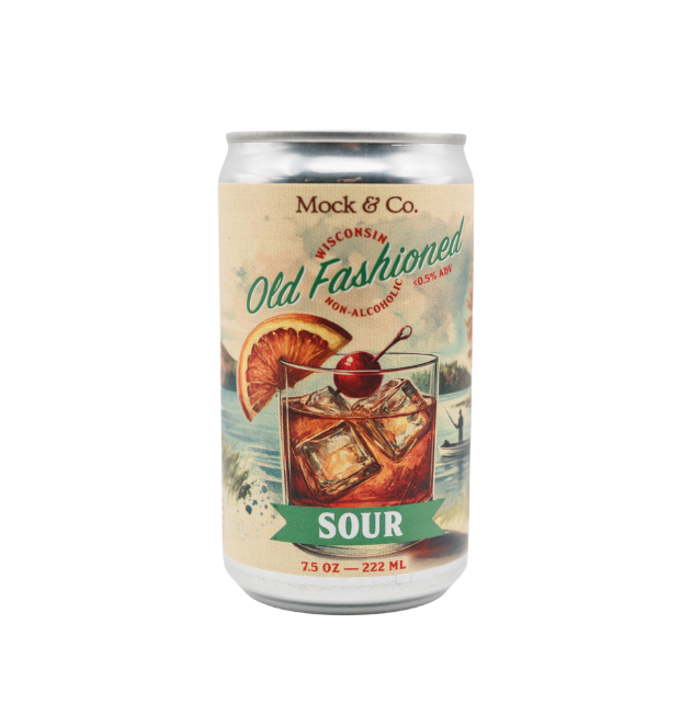 Wisconsin Old Fashioned Sour Mocktail 4-Pack | Mock & Co